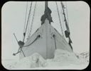 Image of Bow of Bowdoin in Winter Quarters